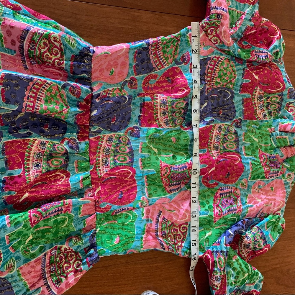 Colorful Elephant Print Mini Dress - Multicolor - Picture 6 of 13